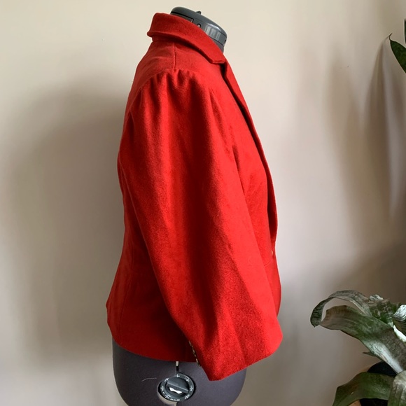 wool blend blazer size 16 - Picture 3 of 5